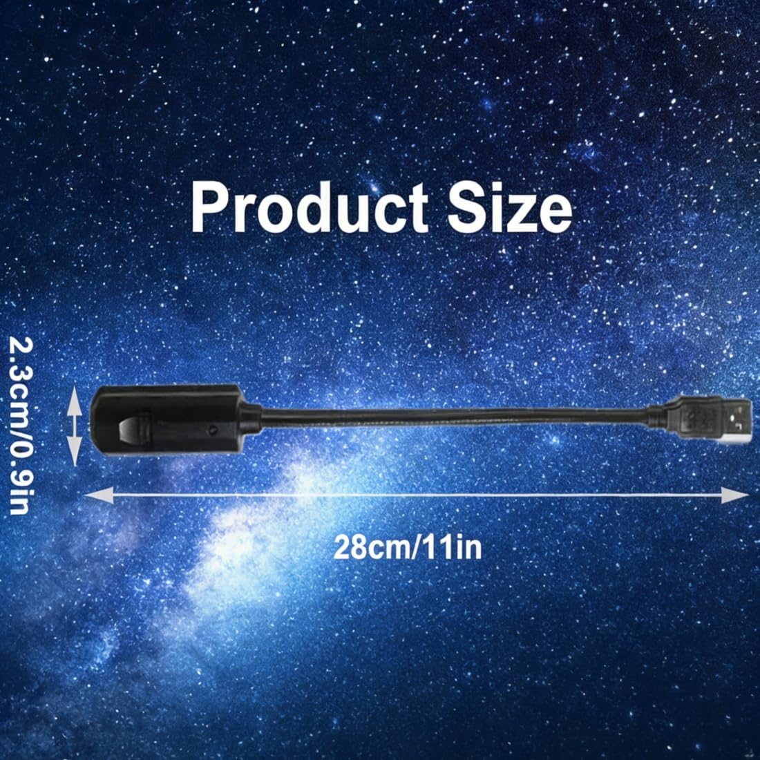 16-in-1 Galaxy Projector Star Night Light for Bedroom - LED Space Projector with 10 Planets & 6 Butterfly Ocean Slides, USB Portable Starry Sky Night Light Projector for Bedroom(16Slides) (Black)