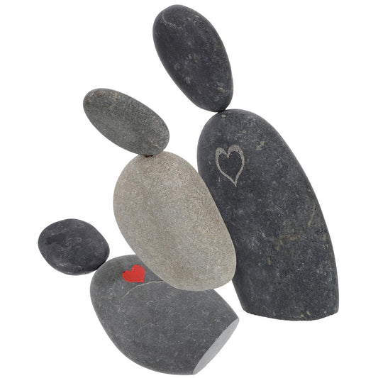 SHINYPASING Abstract Mineral Figurines Set of 3, Minimalist Household Shelf Decor Collectible Sculpture for Home Office Decoration
