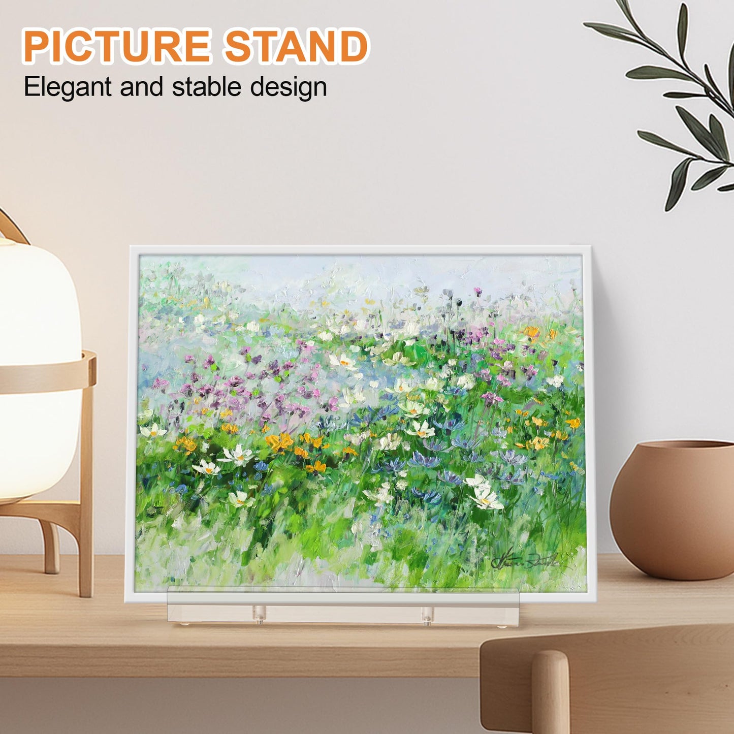 CHEPULA Plate Stands for Display 10 Inch, Acrylic Display Stand