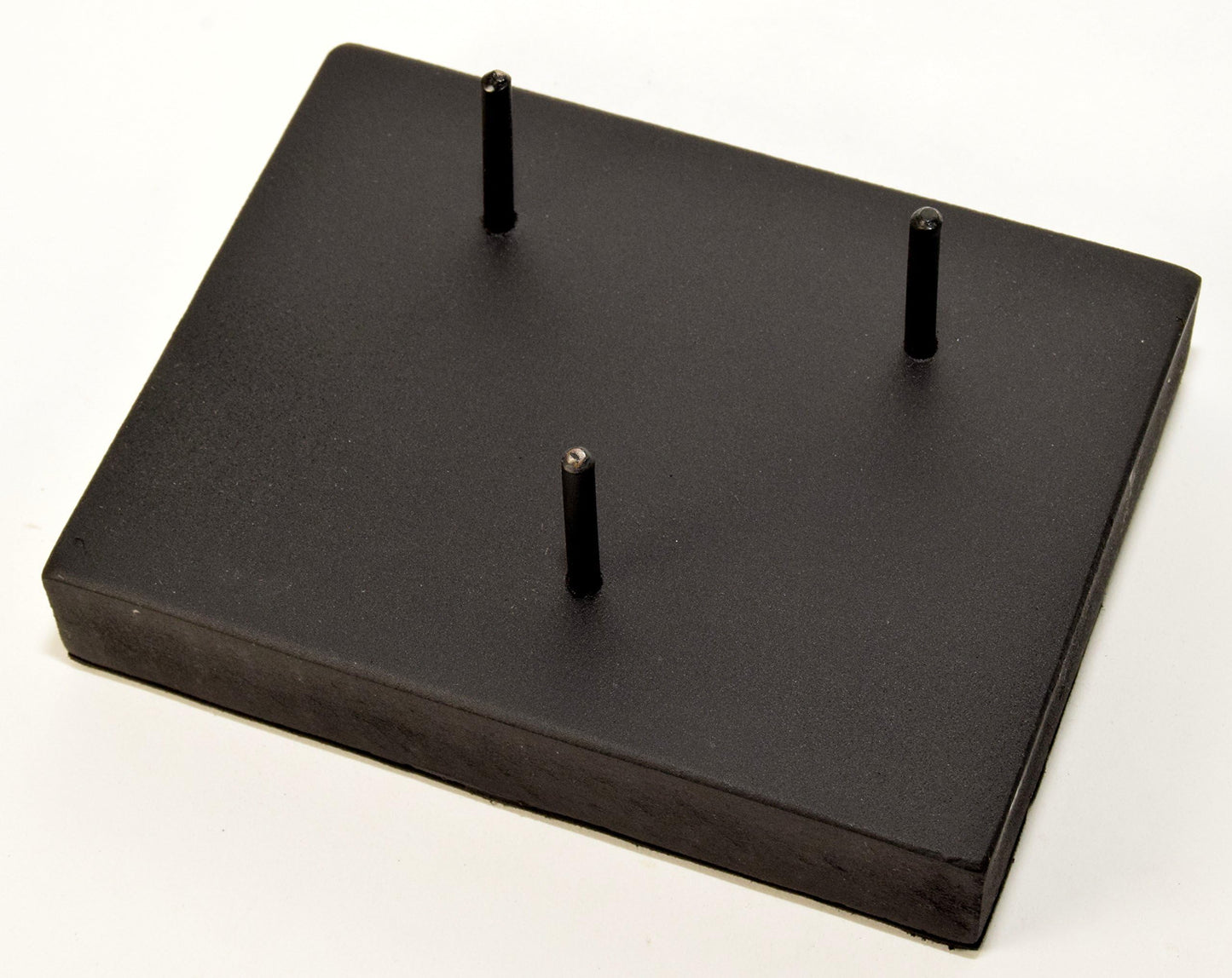 HQRP-Crystal Black Three Prong Wood Display Stand Pedestal for Large Spheres / Eggs / Clusters / Minerals and other Collectible Stone Crystals