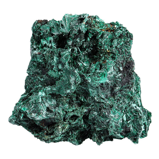 Nupuyai Natural Raw Malachite Crystal Stone for Reiki Healing Stress Anxiety, Real Green Malachite Specimen Cluster Decor for Home Office Tabletop, 201-300g