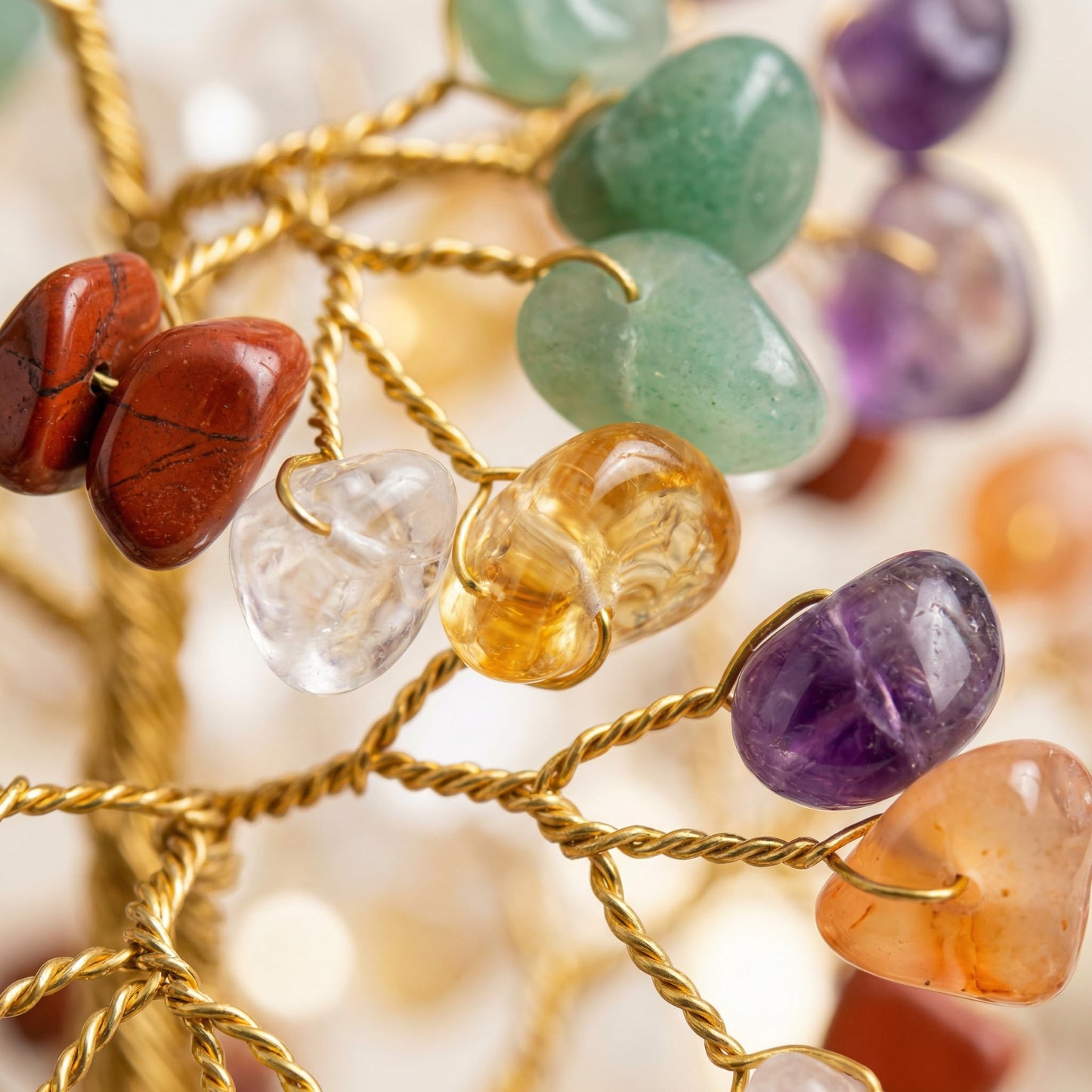 FATONIO 7 Chakra Tree of Life Meditation Healing Crystal Tree