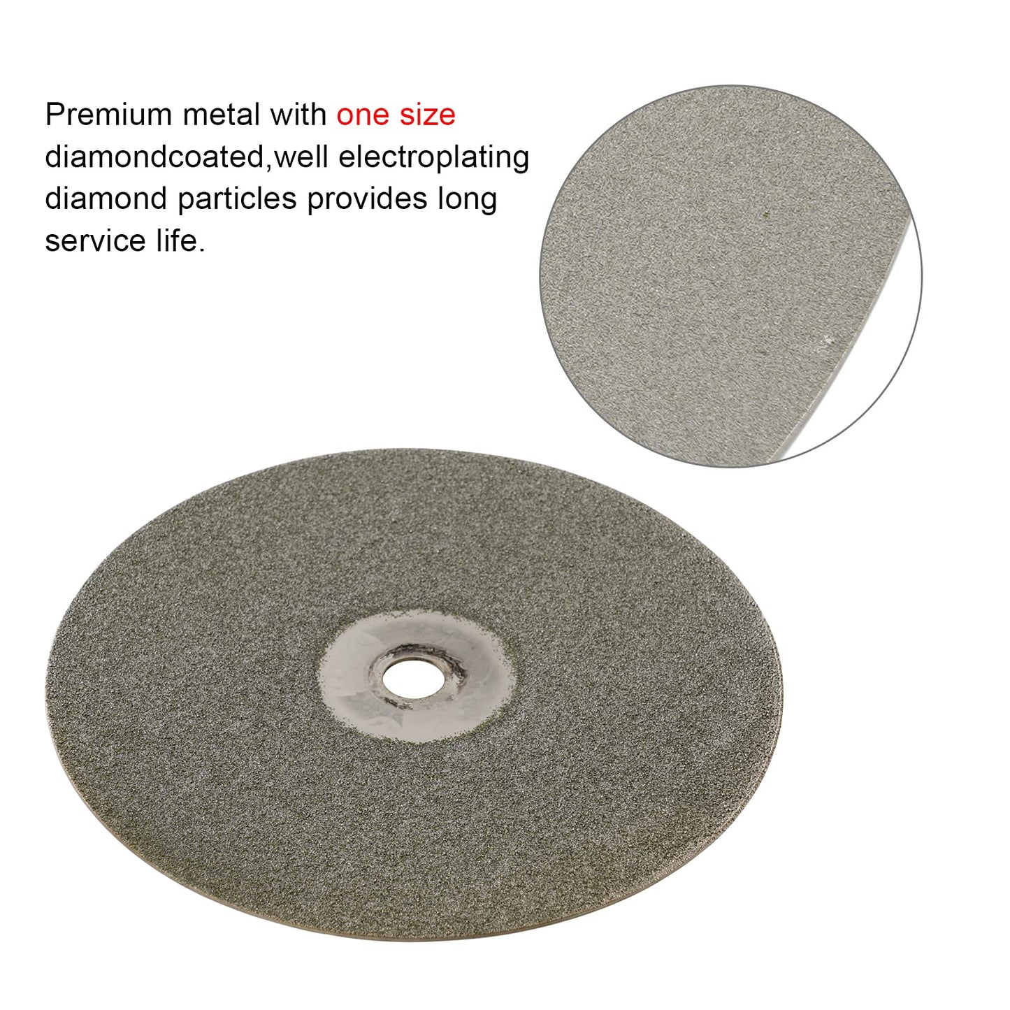 DZQ 19PCS Diamond Flat Lap Wheel Disc 8" x 1/2" Arbor Hole Abrasive Grit 50 60 80 100 120 150 180 240 260 320 400 600 800 1000 1200 1500 2000 2500 3000 for Cutting or Sanding Stone and Glass