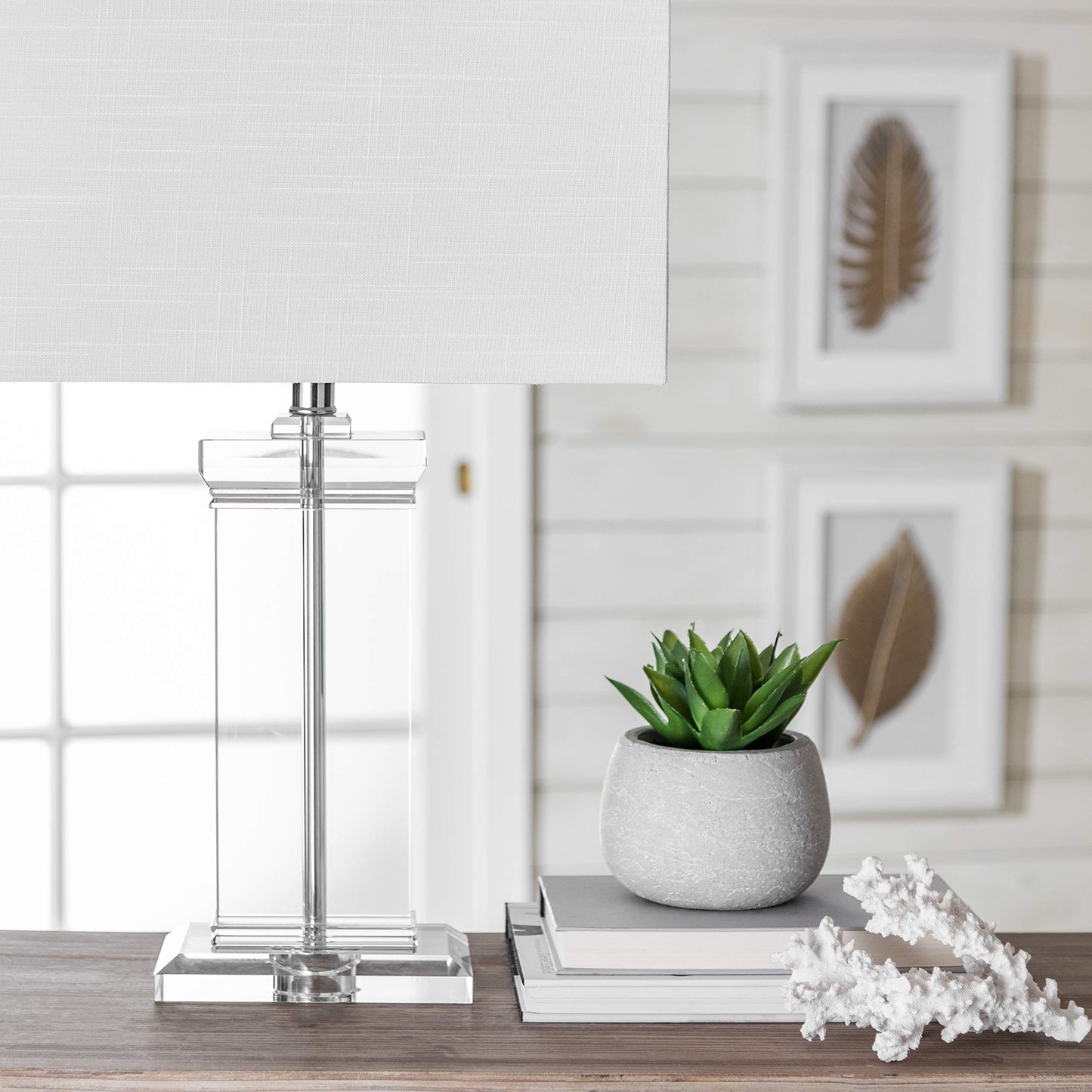 nuLOOM Toledo 25" Crystal Table Lamp