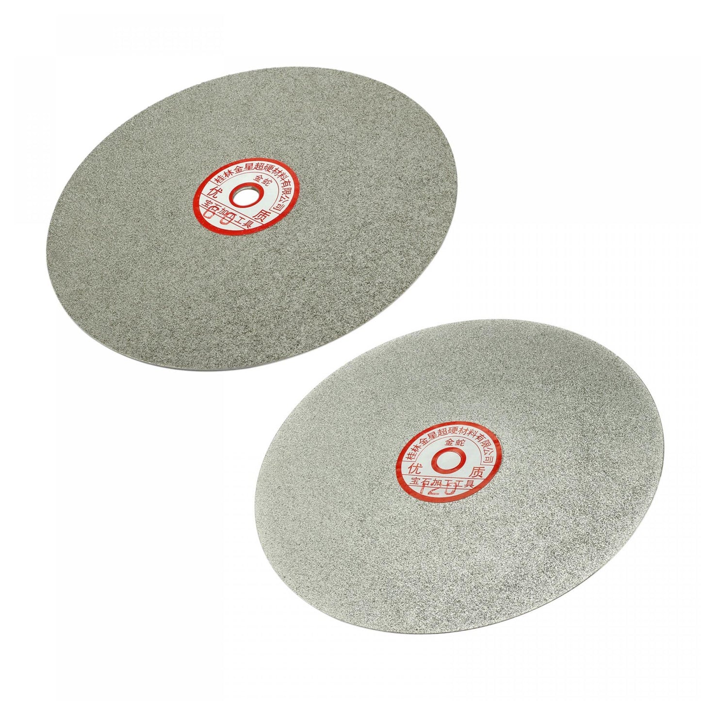 uxcell 200mm 8-inch 60 & 120 Grit Diamond Coated Flat Lap Wheel Grinding Sanding Polishing Disc