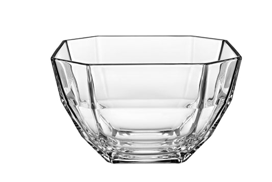 Barski - European Glass - Deep -Octagon Serving Bowl - Salad bowl - Mixing Bowl - 8.5" D - 110 oz. - Made in Europe