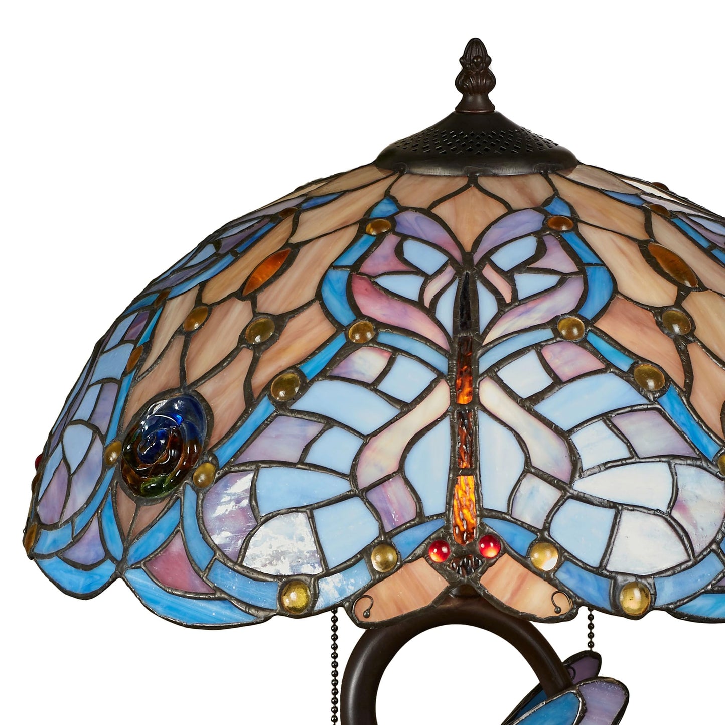 Touch of Class Butterfly Dreams Tiffany Style Table Lamp