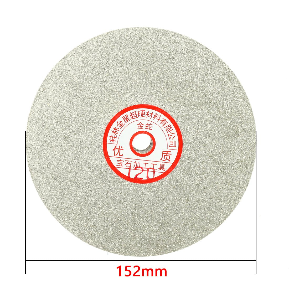 uxcell 6-inch Grit 120 Diamond Coated Flat Lap Wheel Grinding Sanding Polishing Disc
