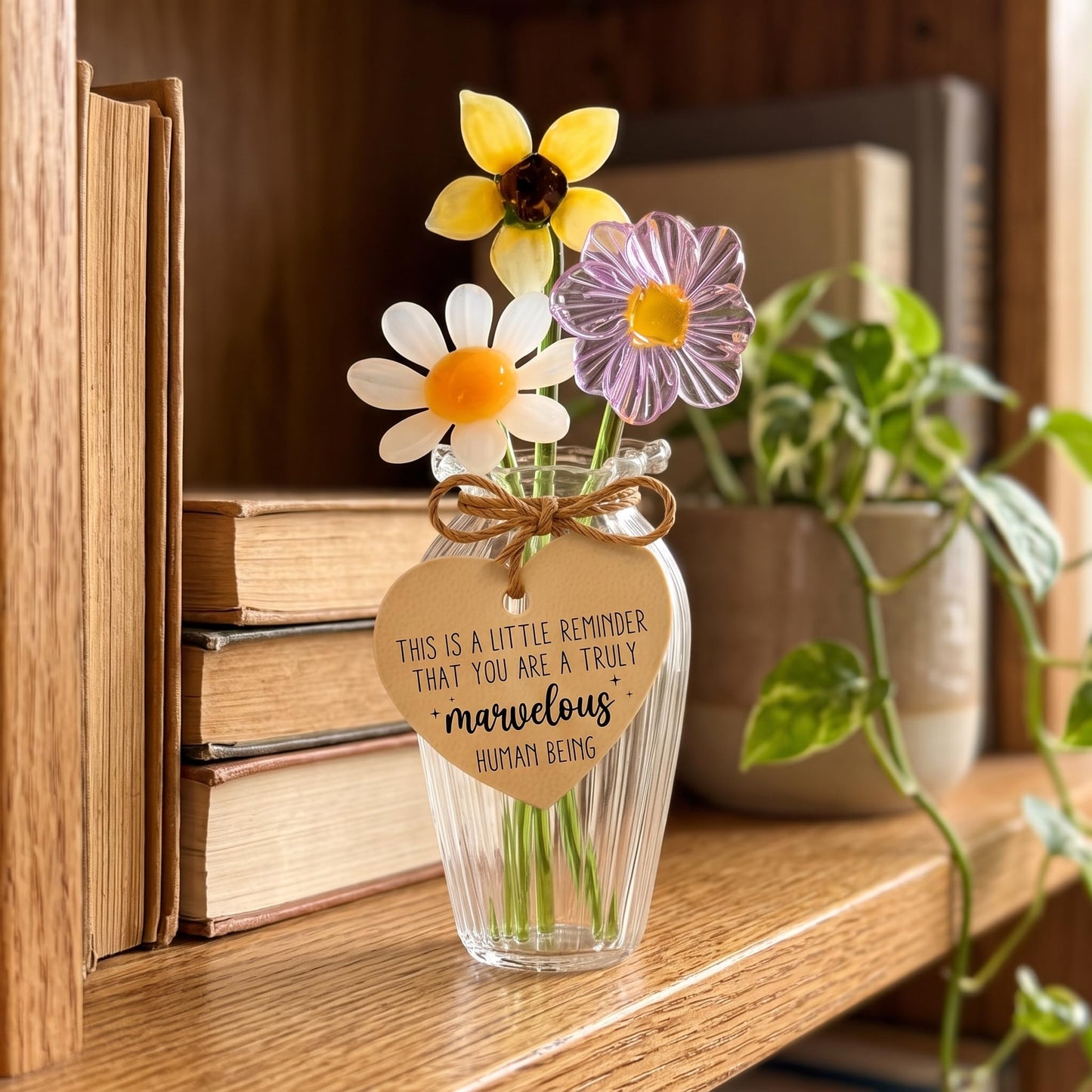GOSSBY Crystal Glass Flower Figurine - Little Reminders
