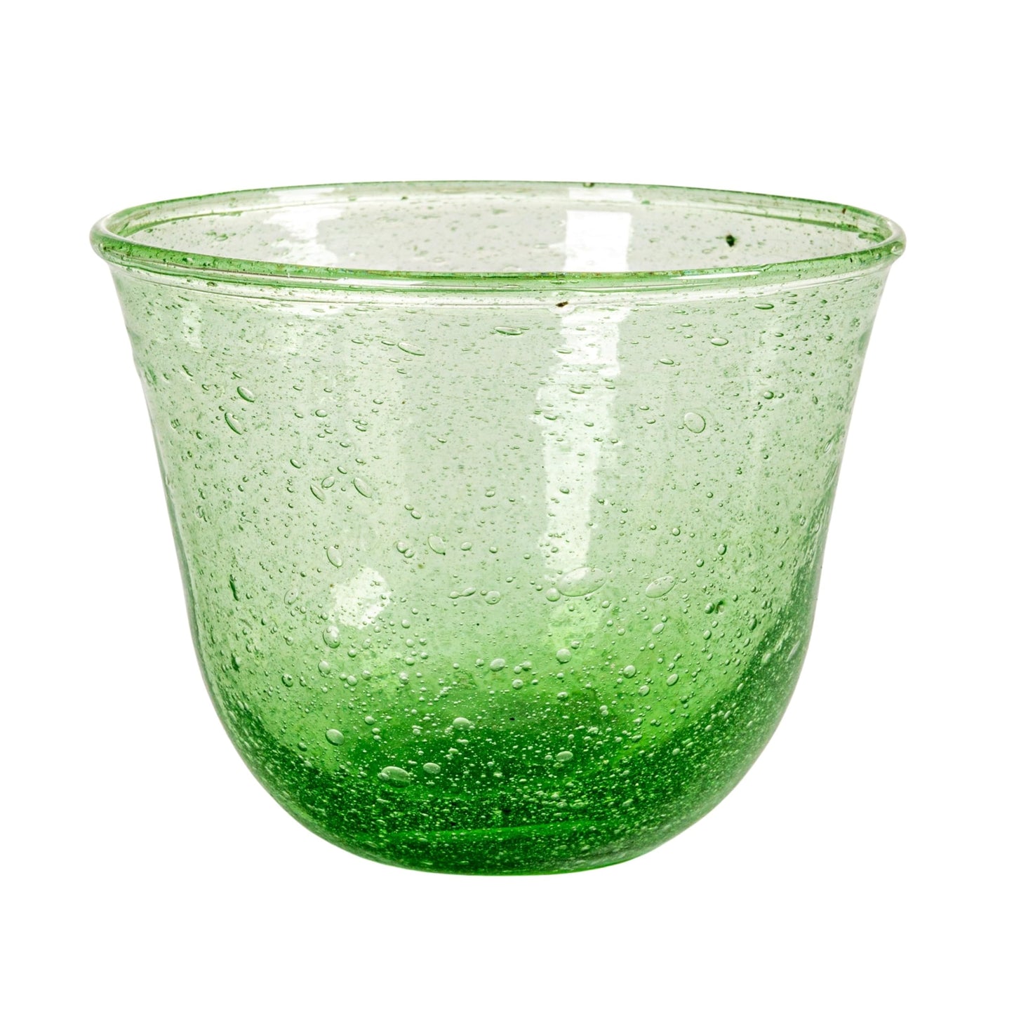 Creative Co-Op 12-Piece Hand-Blown Seeded Bowl/Drinking Glass, Multicolor