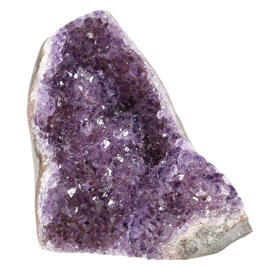 mookaitedecor Natural Amethyst Cluster Stone Raw Geode Quartz Mineral Specimen for Home Decoration, Crystal Collection, Irregular Shape, 1.54-1.76 lb
