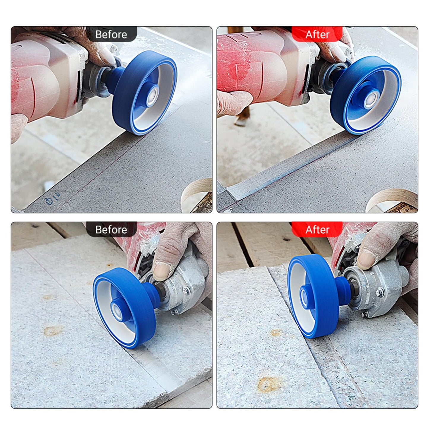 LOZLIN 20mm Diamond Grooving Wheel for Angle Grinder 5/8-11 - Heavy Duty Flat Grinding Disc for Ceramic Tile/Marble/Stone, Precision Basin Installation & Stone Carving