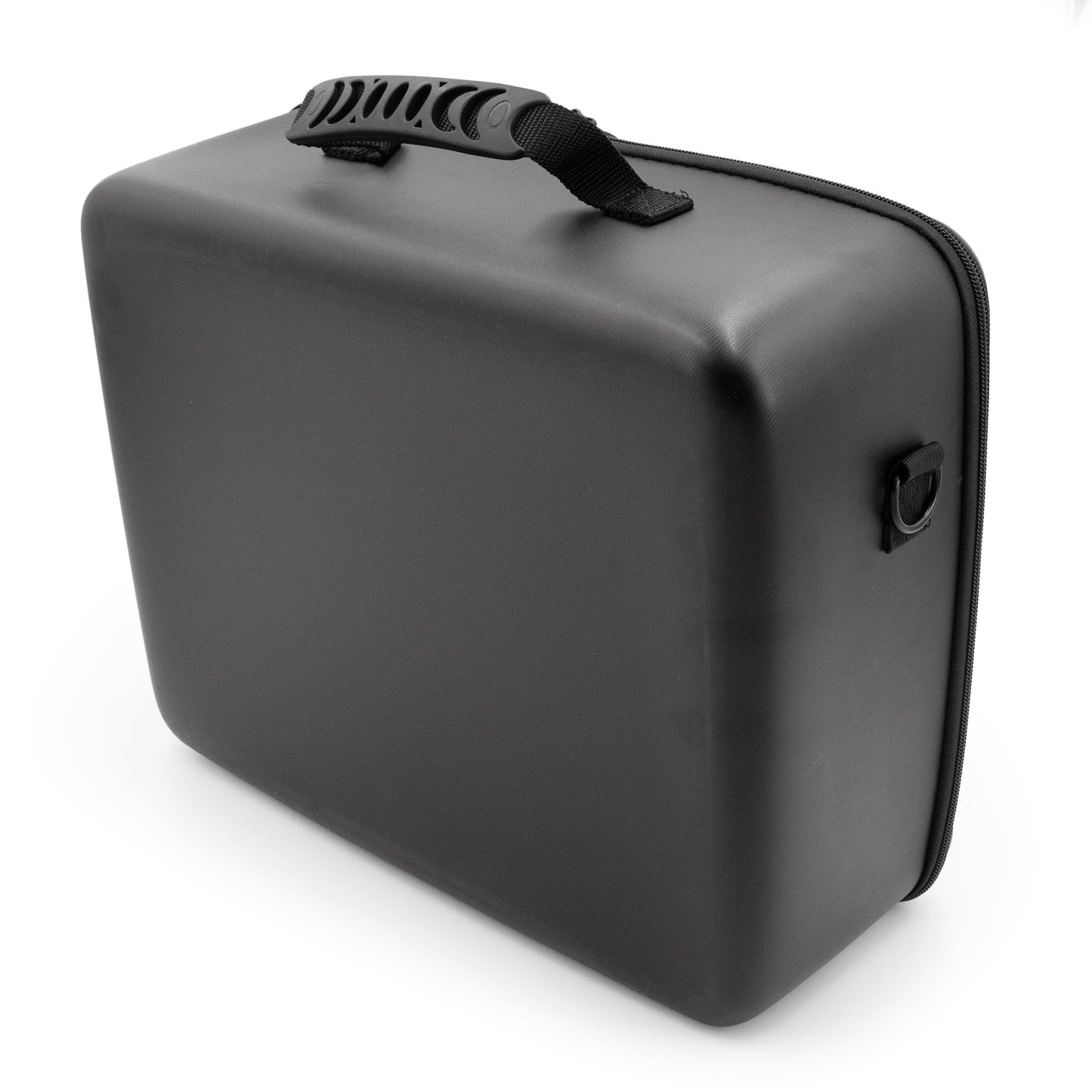 CASEMATIX Rock Collection Travel Case - 144 Slot Rock Collection Box with Four Protective Foam Trays, Crystal Storage and Travel Case with Shoulder Strap and ID Card Holder!