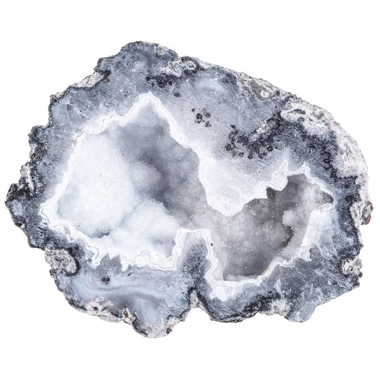 TUMBEELLUWA Natural Agate Geode Quartz Crystal Cluster for Wicca Reiki Healing, Irregular Mineral Stone Specimen for Home Office Decor, 0.44-0.66 LB