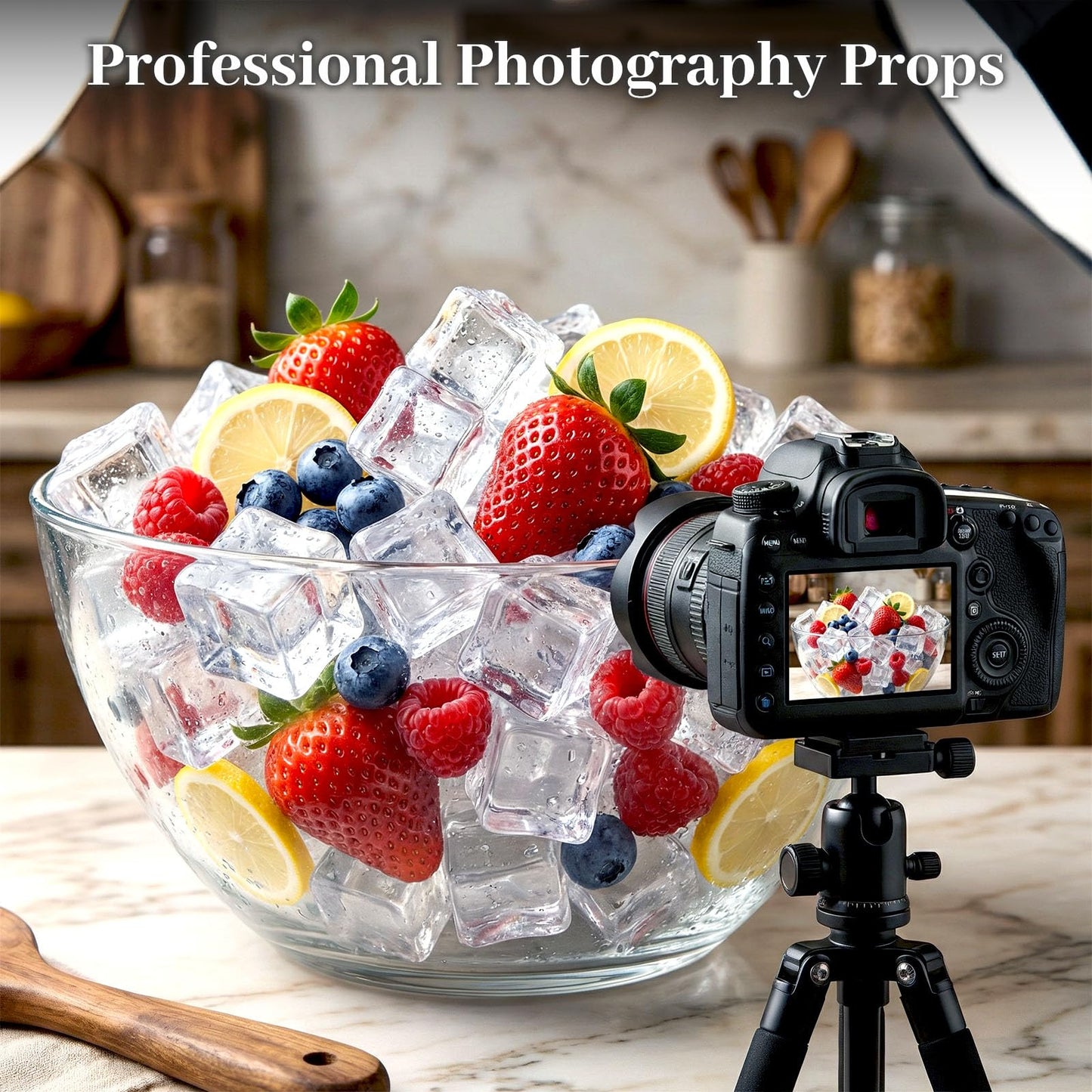 DomeStar 100PCS Clear Fake Ice Cubes, 1"x 1"x 0.8"Acrylic Fake Ice Vase Fillers Centerpiece Photography Accessories Food Props Table Scatter Decoration