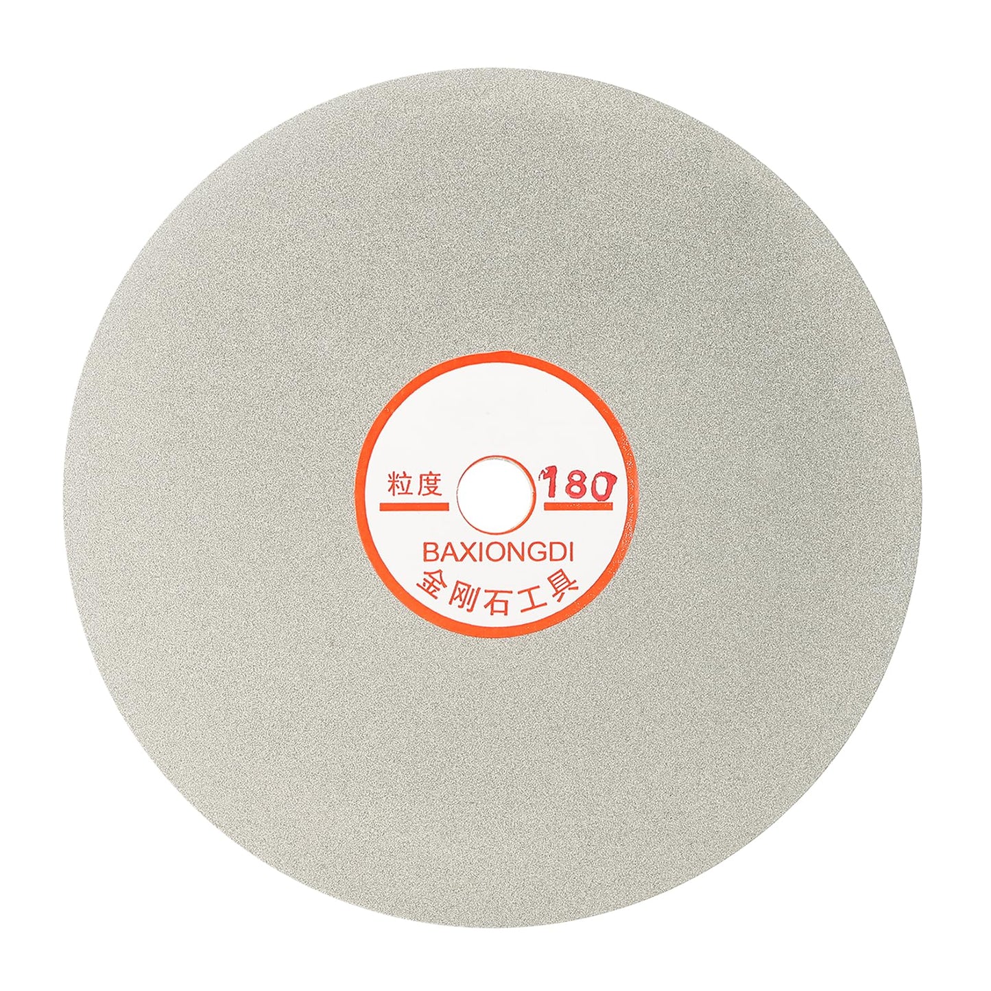 Intoolish 6 Inch x 1/2" Arbor Diamond Flat Lap Disc, 180 Grit Diamond Grinding Disc for Grinder Machine - Lapping Polishing Discs for Sanding Glass Stone Ceramics