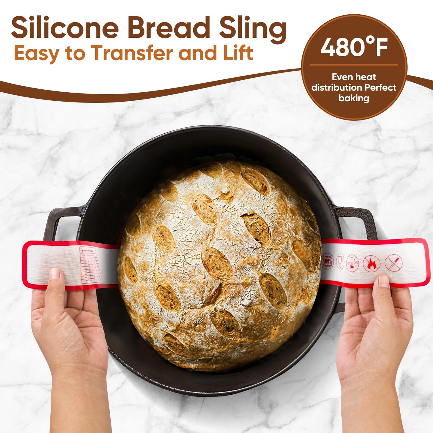 Yiczc Sourdough Starter Kit with Round 9" & Oval 10" Banneton Bread Proofing Baskets, Starter Jar, Dough Whisk, Scraper & Bread Sling, Complete Sourdough Bread Baking Supplies Gift Set for Home Bakers