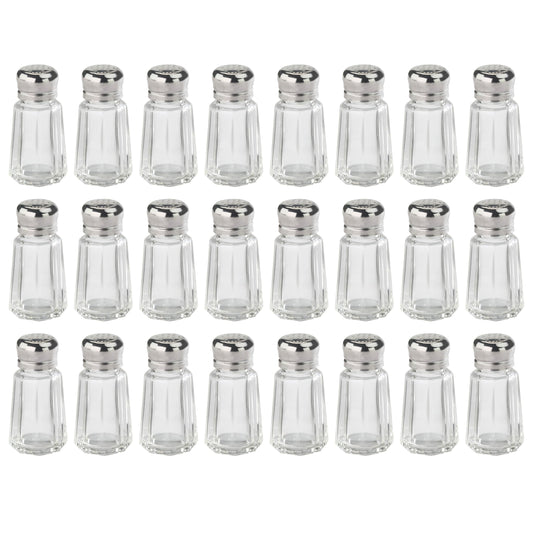 New Star Foodservice 22285 Paneled Salt and Pepper Shaker Mushroom Top, 1-Ounce, Set of 24