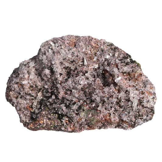 Rockcloud Natural Epidote Raw Crystal Stone Cluster Irregular Shaped Specimen for Home Decoration, 1.10 lb to 1.32 lb