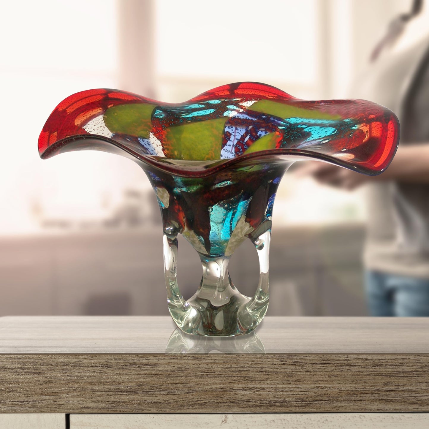 Dale Tiffany Norino Art Glass Bowl