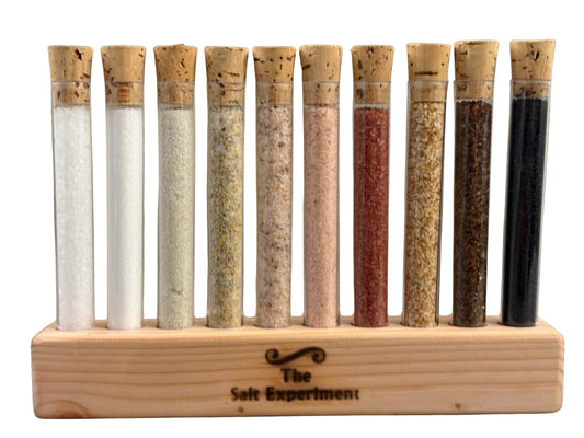 Gourmet Salt Sampler Gift Set – Premium Sea Salts from Around the World | 10 Unique Flavors for Chefs, Foodies & Home Cooks | Fantastic Gift for Holidays, Birthdays, and Special Occasions