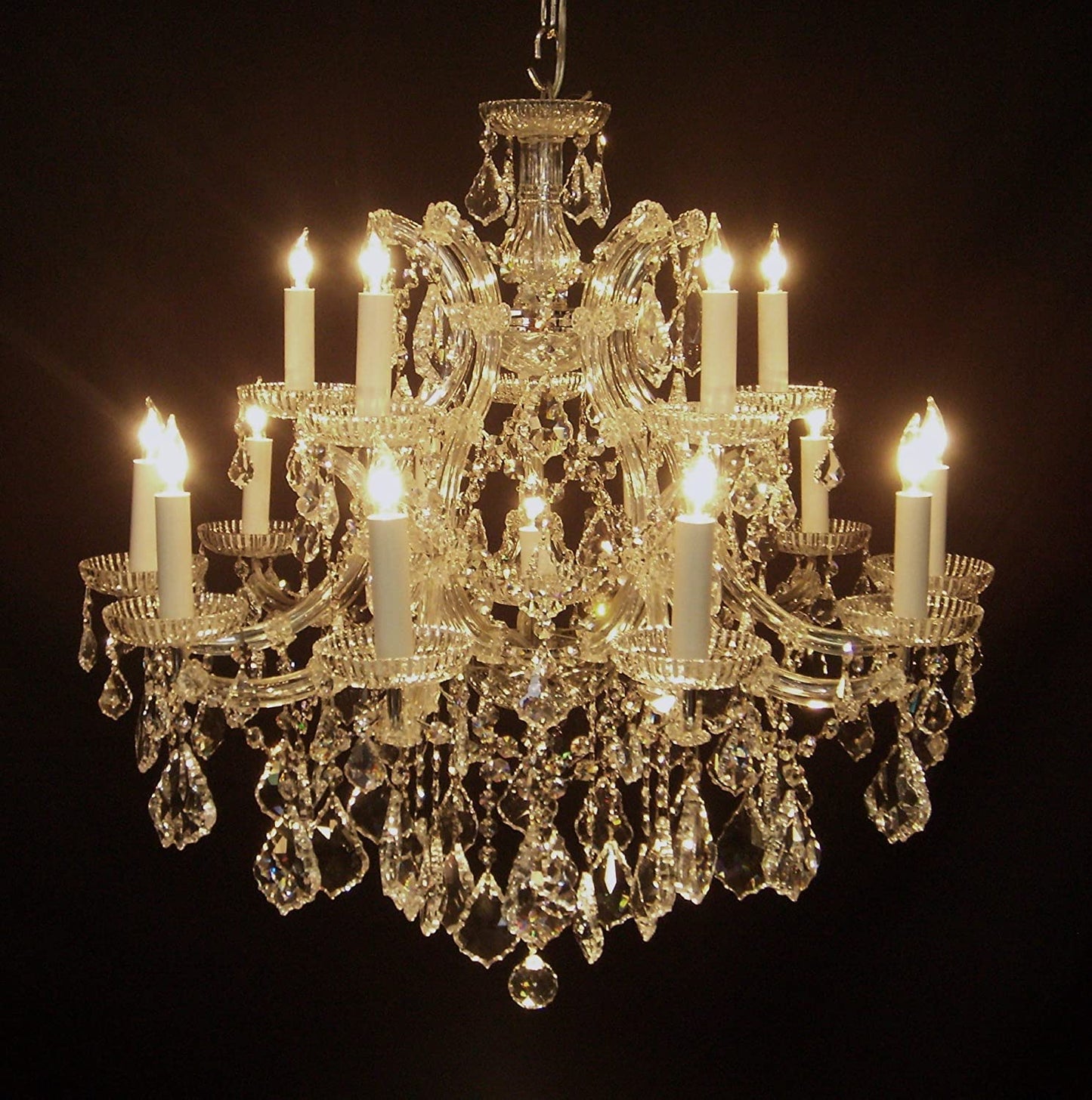 KOR (Pack of 12) 25 Watt CTC Clear Candelabra Base (E12) Straight Torpedo Tip 120V Incandescent Chandelier Light Bulbs