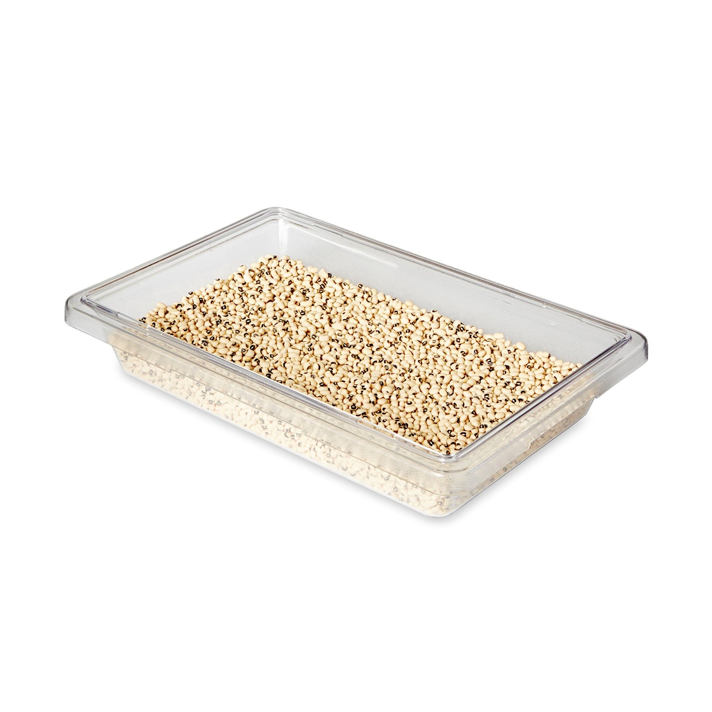 Rubbermaid Commercial Products Polycarbonate Food Storage Box/Tote, 2 Gallon, Clear, for Restaurant/Kitchen/Cafeteria