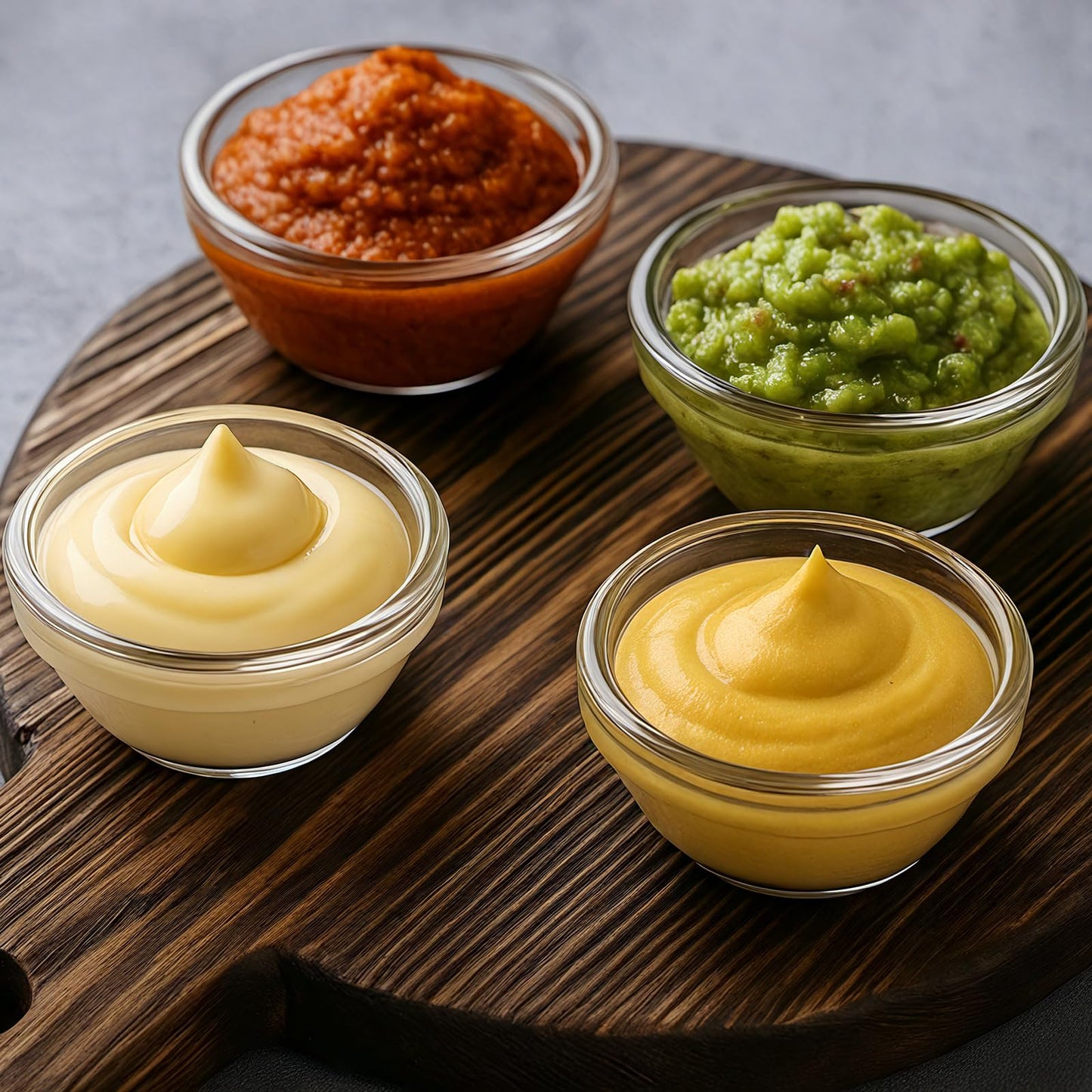 CAOXIAOXUYAO 12-Piece Mini Glass Prep Bowls Set - 4x 1.5 oz, 4x 2.5 oz, 4x 4.5 oz Small Nesting Mixing Bowls for Kitchen, Food Prep, Spices, Sauces & Snacks