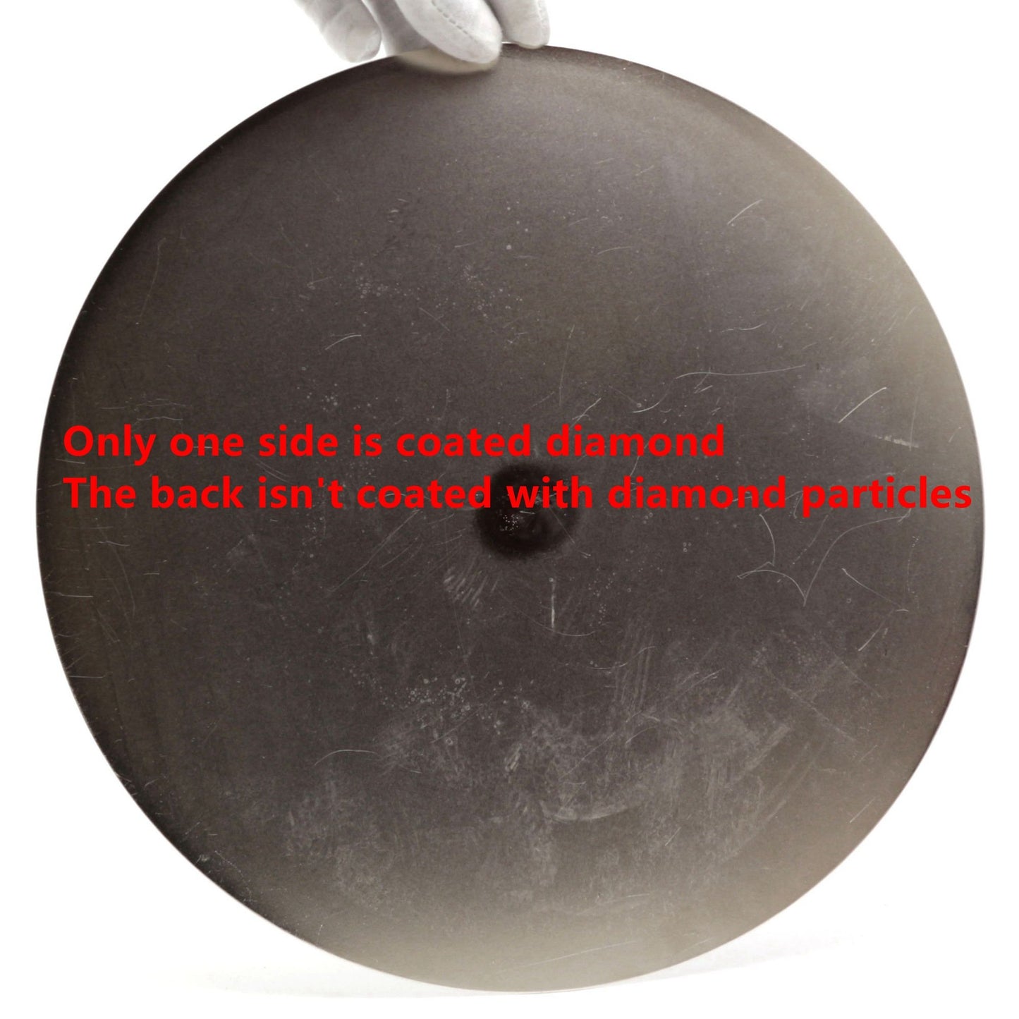JINGLING NO Center Hole 8" inch Diamond Grinding Disc 400 Grit Flat Lap Disk Lapidary Tools for Stone