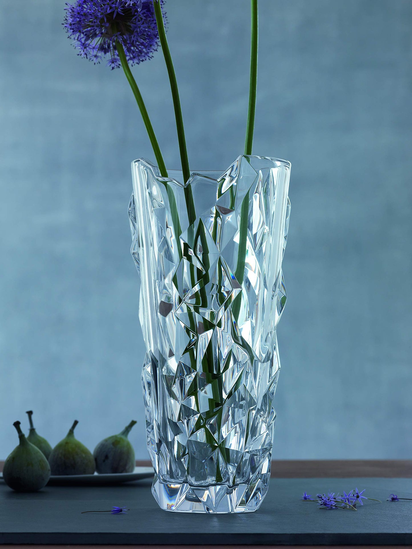 Spiegelau & Nachtmann Sculpture Collection, Crystal Vase, 13-Inch, Decorative Glass Vase for Flowers, Home Décor, and Centerpieces, Makes a Great Wedding, or Housewarming Gift, Clear