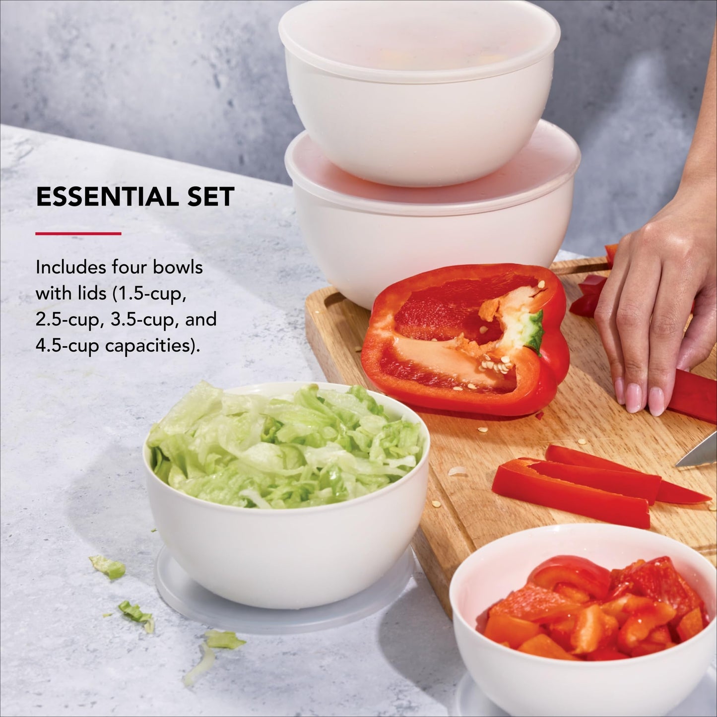 KitchenAid Prep Bowls with Lids