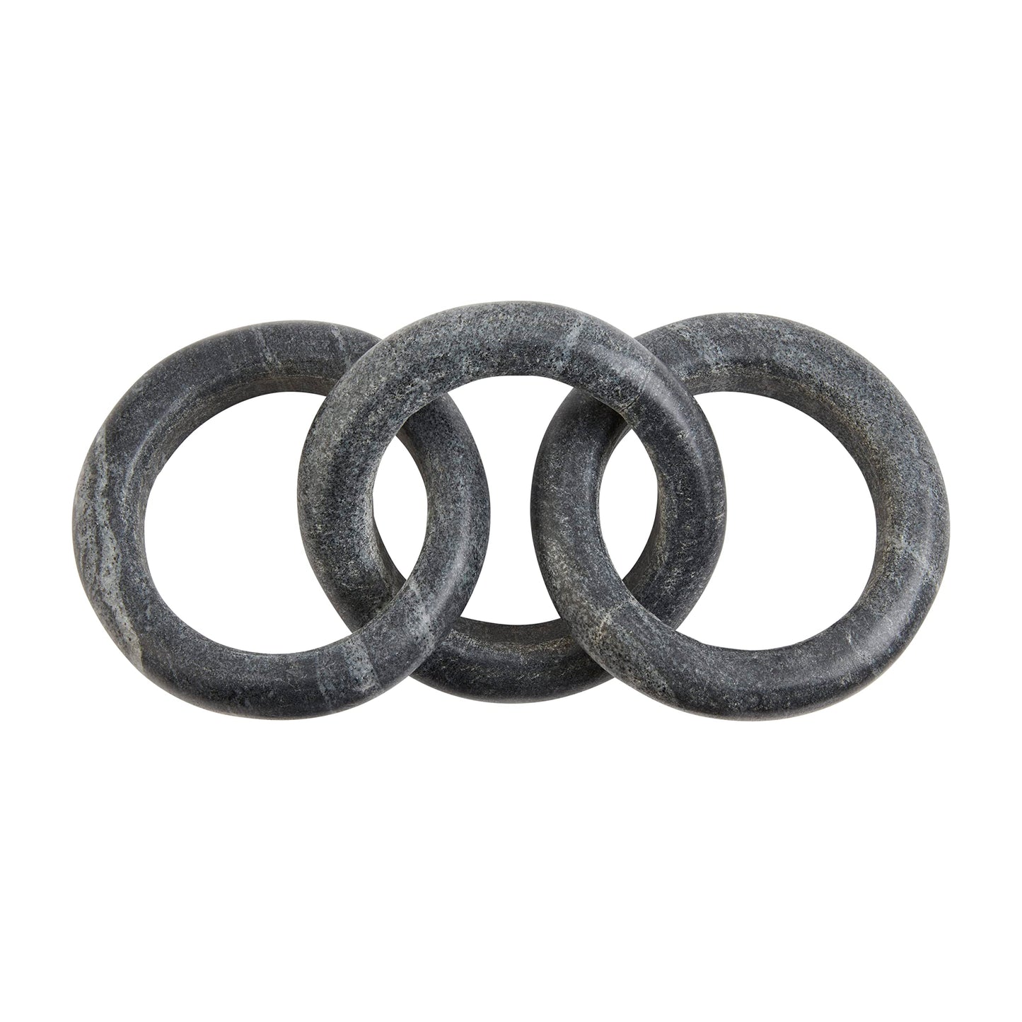 Mud Pie Gray Marble Link; 14 1/2" x 4"