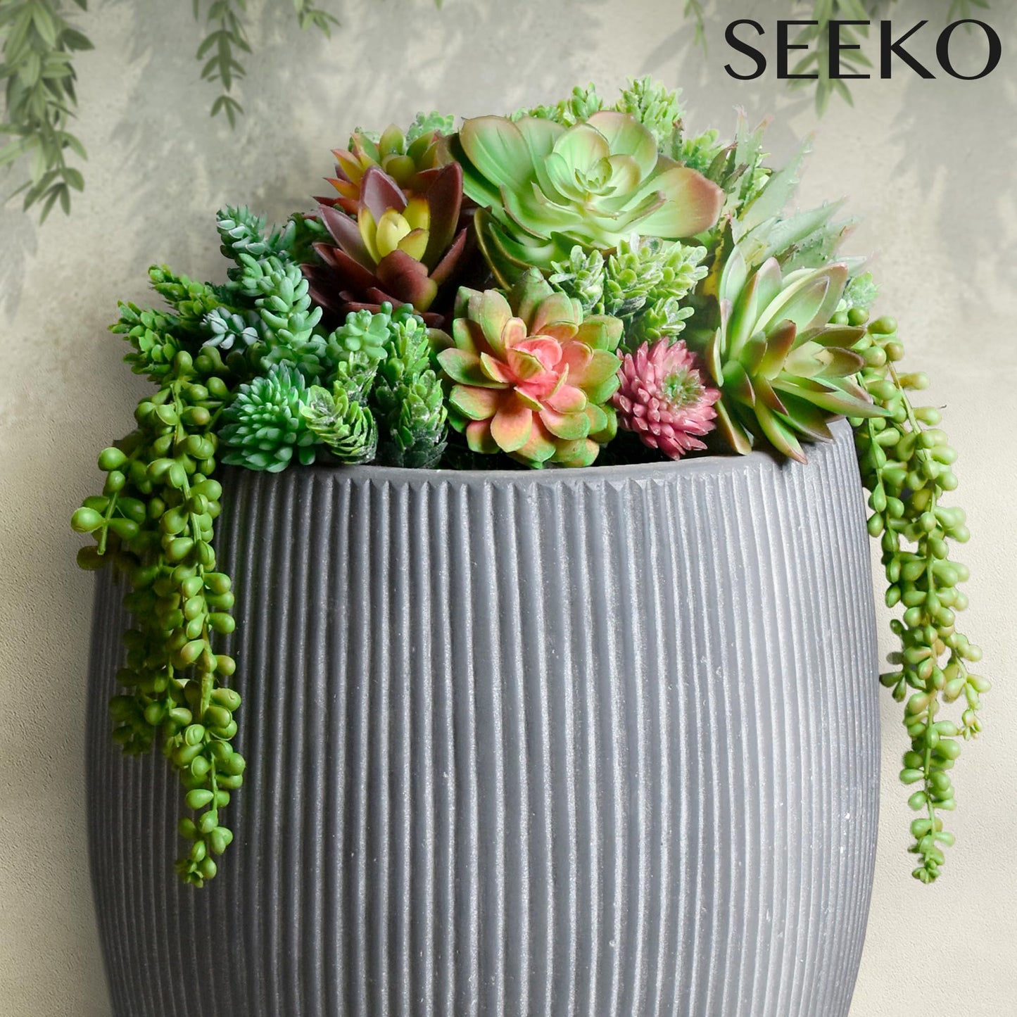 Fake Succulents 28 Pcs - Premium Artificial Faux Succulents Plants