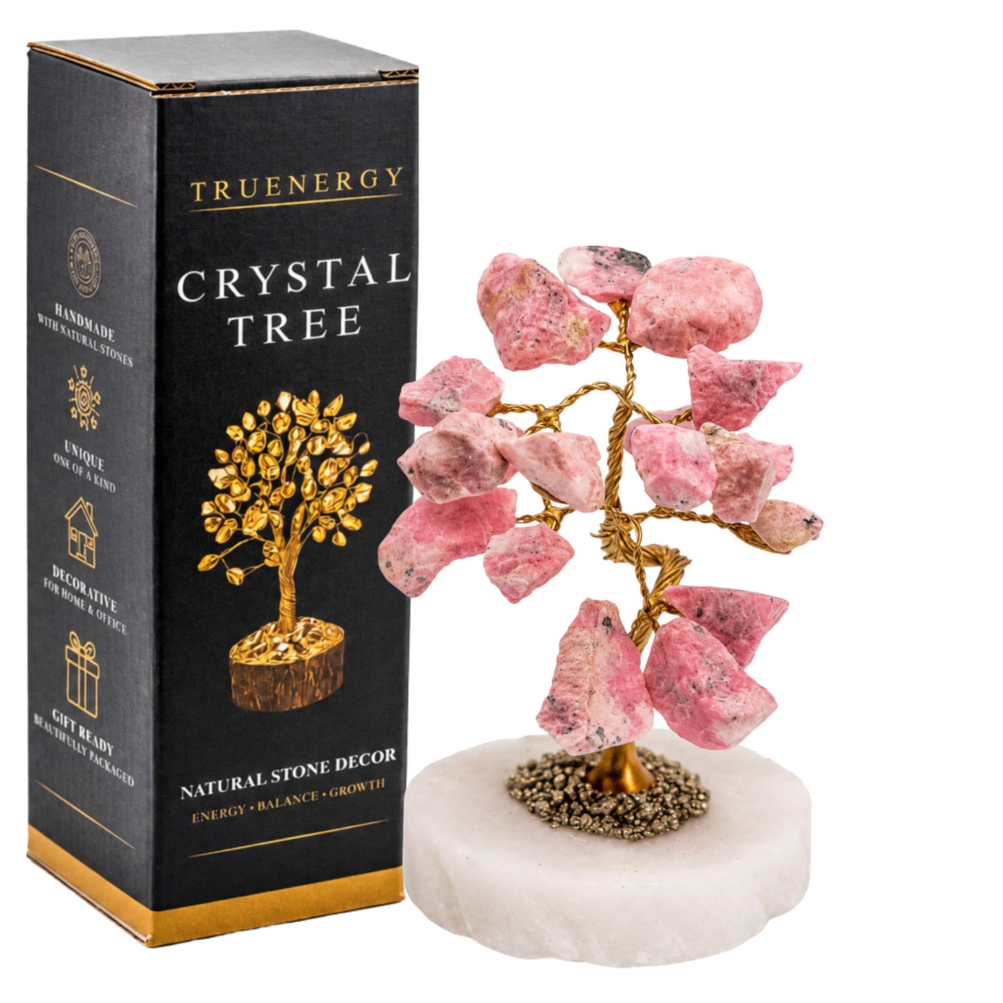 2.5" Stonebase Tree Rhodonite