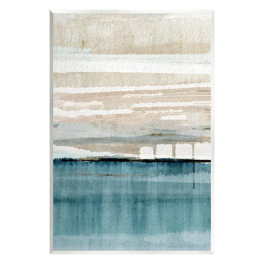 Stupell Industries 'Abstract Ocean Drip Landscape'| Wall Plaque Art