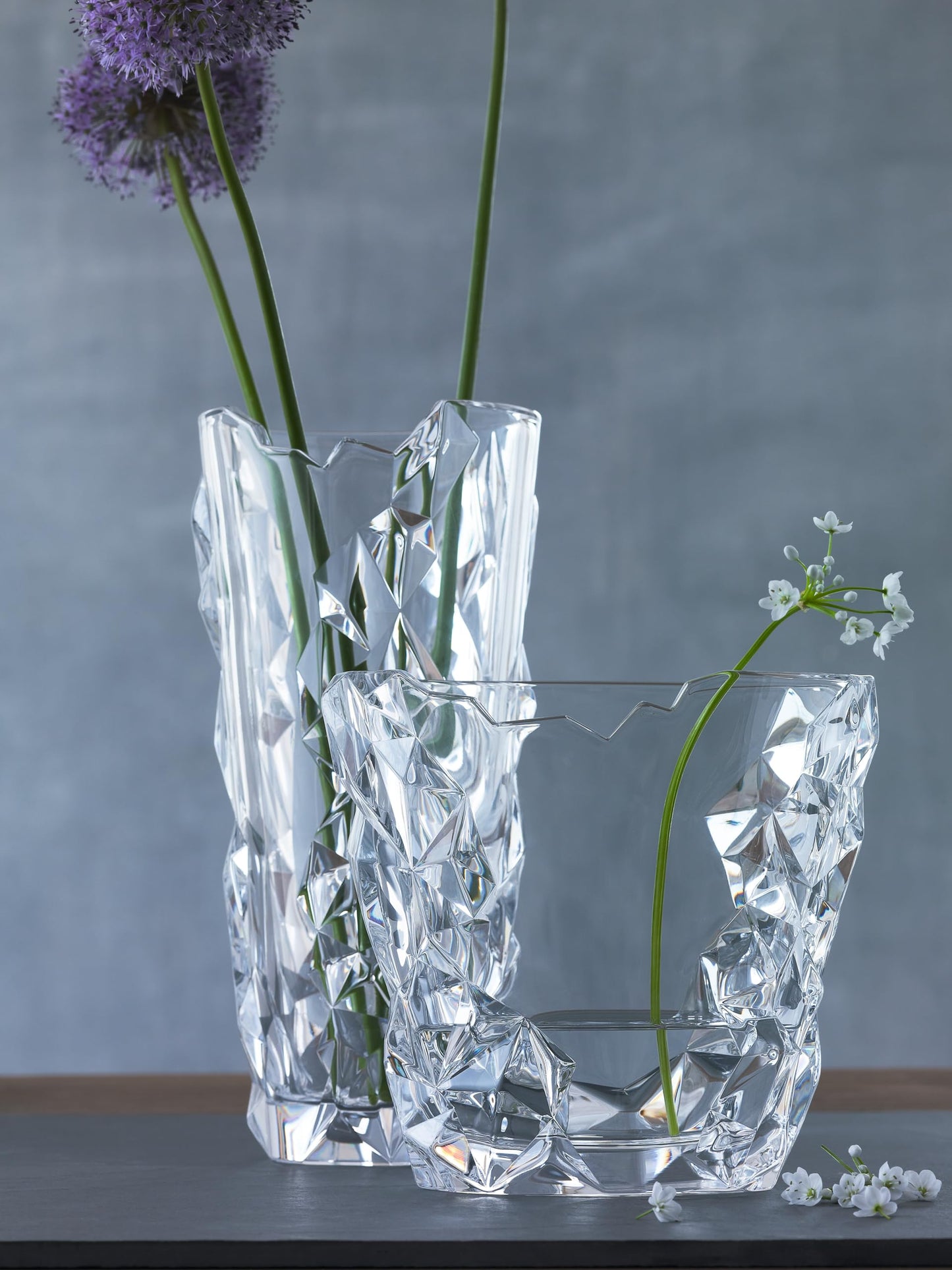 Spiegelau & Nachtmann Sculpture Collection, Crystal Vase, 13-Inch, Decorative Glass Vase for Flowers, Home Décor, and Centerpieces, Makes a Great Wedding, or Housewarming Gift, Clear