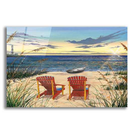 Epic Art 'Outer Banks Sunrise' by Scott Westmoreland Acrylic Glass Wall Art, 16" x 12"
