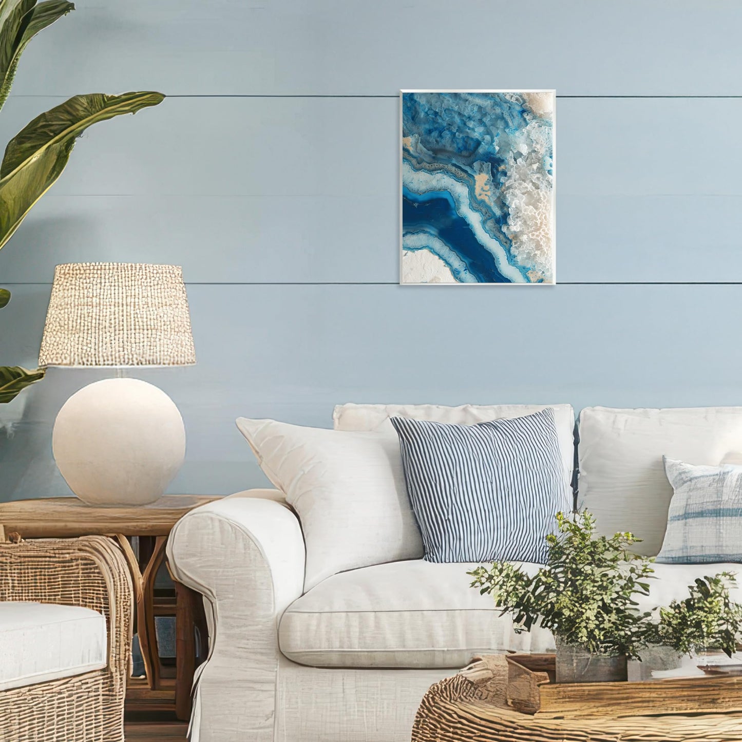 Stupell Industries 'Ocean's Minerals Flow', Wall Plaque Art, 11 x 14 Inches, Easy to Hang and Sturdy, Made in USA, by Svetlana Aleynikova