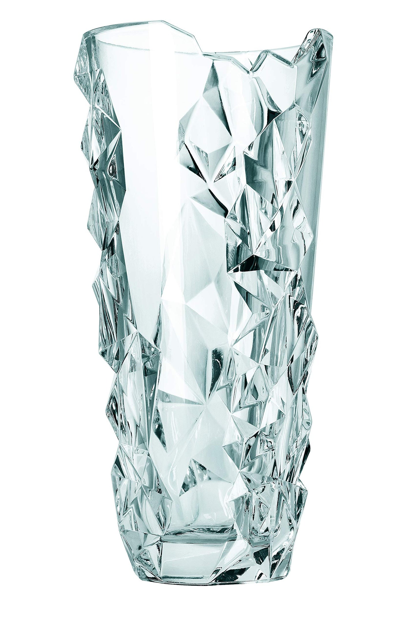 Spiegelau & Nachtmann Sculpture Collection, Crystal Vase, 13-Inch, Decorative Glass Vase for Flowers, Home Décor, and Centerpieces, Makes a Great Wedding, or Housewarming Gift, Clear