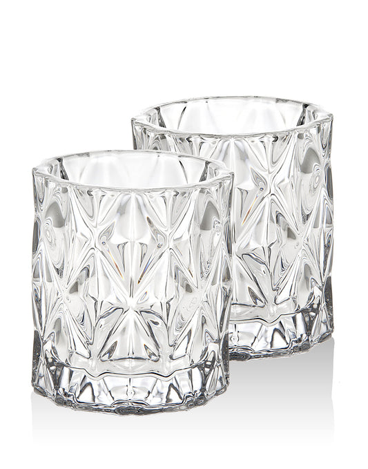 Godinger Shannon Crystal Votive Candle Holder Serenade Set of 2