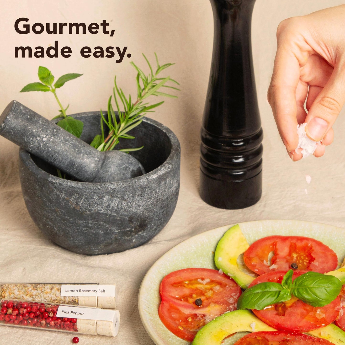 Salt & Pepper Gift Box l Spice & Seasoning Set for Cooking l 6 Salts & 6 Peppers - Himalayan, Hawaiian, Lemon Rosemary, Tellicherry Pepper & More l Gift Set for Men & Women l Gift idea for Him, Her l Housewarming Gift