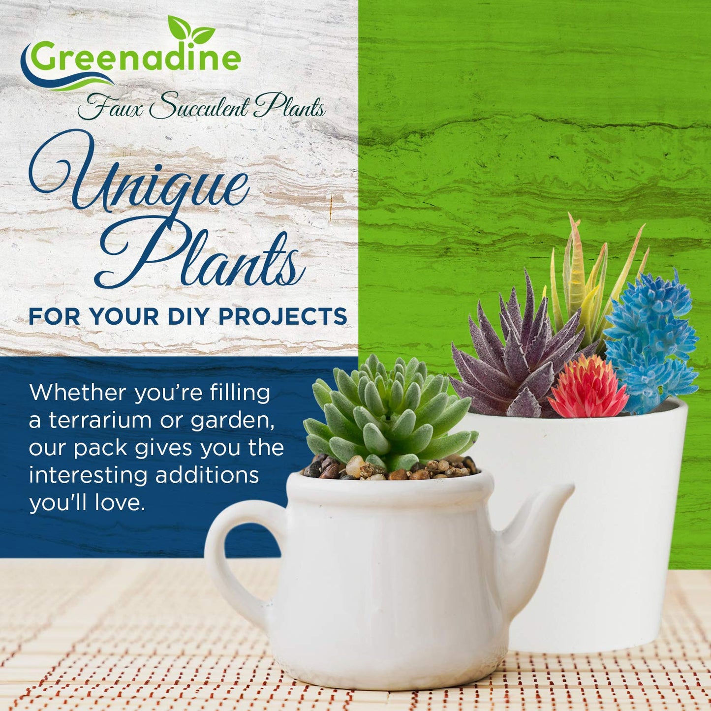 Premium Artificial Succulent Plants - 18 Pack - Fake Succulent Plants Variety Pack With Small, Medium & Large - Unique Feaux Succulent Plants Unpotted For Patios And Home Decor - Artificial Succulents