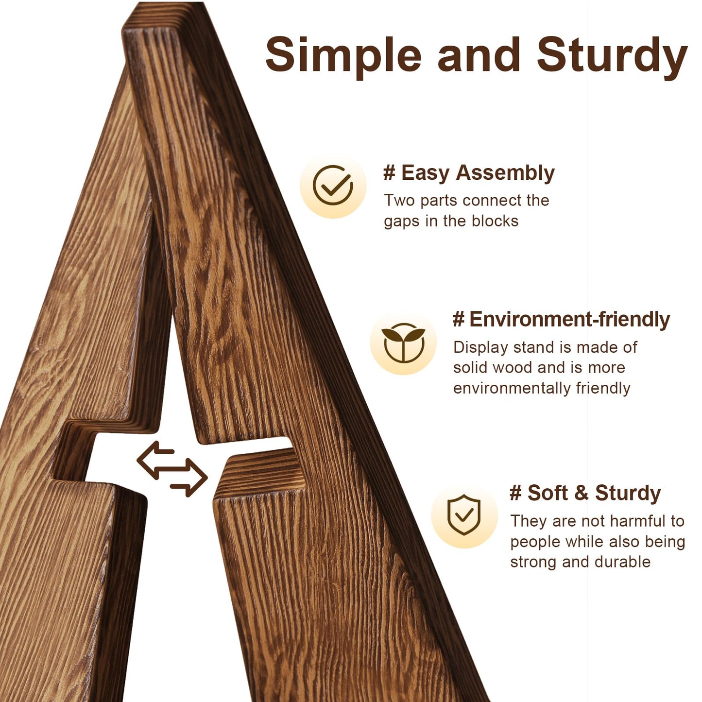 2Pack Large Bowl Stands for Display 12 Inch Heavy Duty, Extra Wide Wooden Plate Stand Deep, Wood Bowl Holders for Displaying, Decorative Platter Easel Holder for Pie, Pottery,Bowls,Dish,Easels,Picture