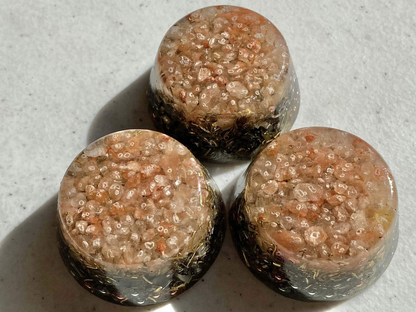 Himalayan Pink Salt Single Crystal Small Tower Buster Orgone Generator Energy Accumulator PERFECT GIFTING TOOL! Orgonite Many Beautiful Ingredients!(Salt Himalayan Pink)