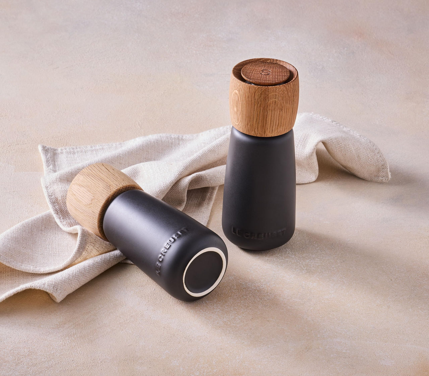Le Creuset Stoneware Alpine Pepper Mill, 7", Artichaut