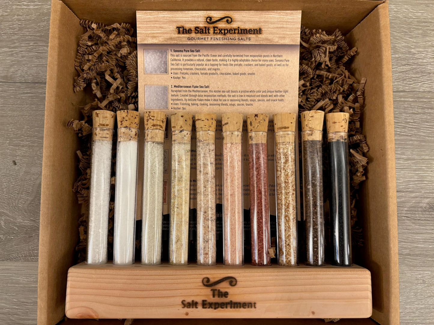 Gourmet Salt Sampler Gift Set – Premium Sea Salts from Around the World | 10 Unique Flavors for Chefs, Foodies & Home Cooks | Fantastic Gift for Holidays, Birthdays, and Special Occasions