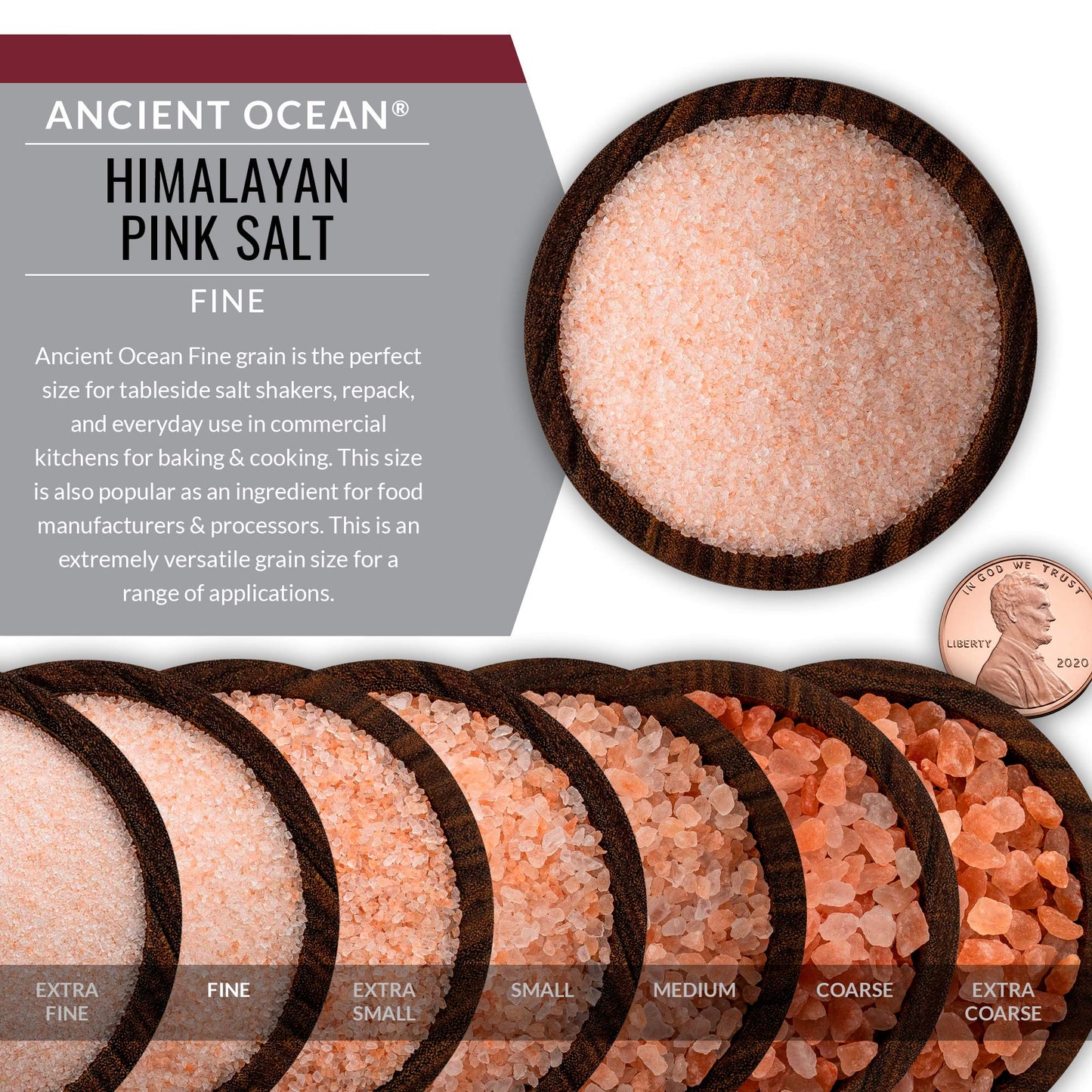SALTWORKS Artisan Salt Company Ancient Ocean Himalayan Pink Salt, Fine Grain, Pour Spout Pouch, 16 Ounce