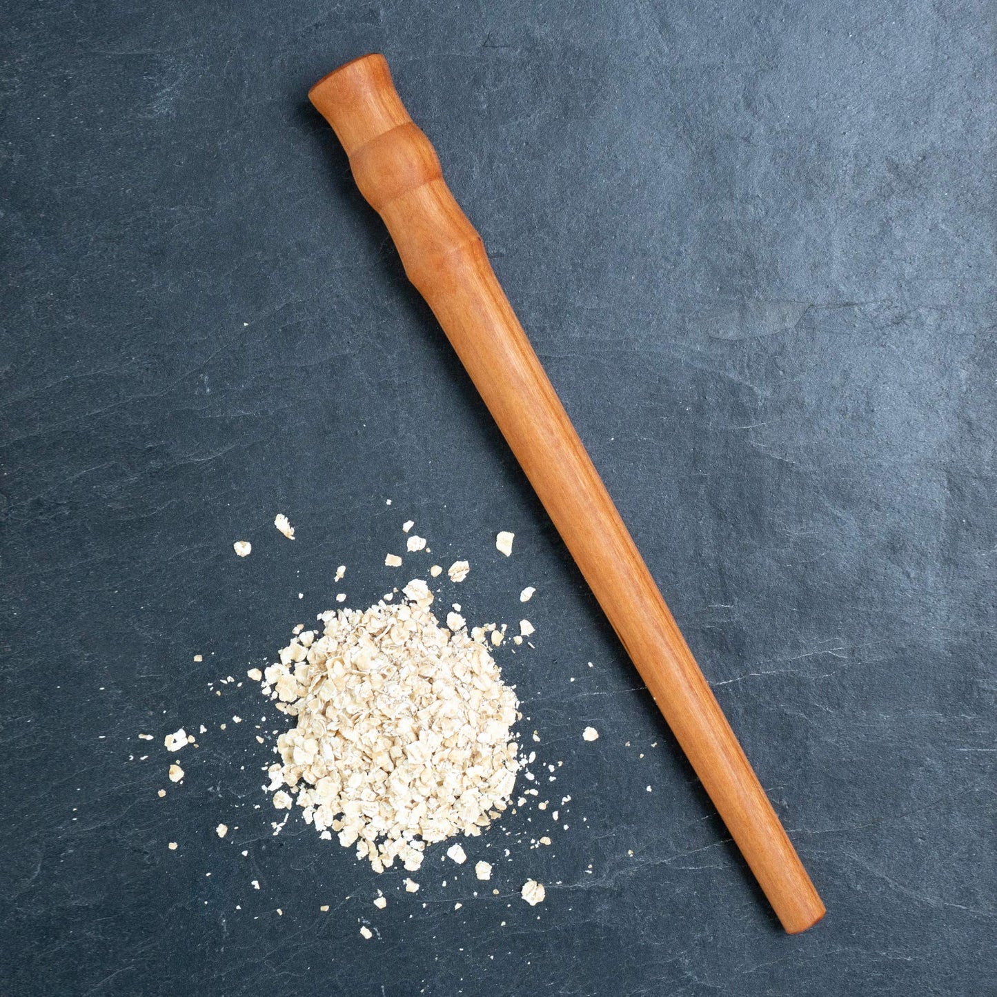 Scottish Spurtle - 11” Wooden Porridge and Oatmeal Stirring Utensil - Lancaster Wooden Spoons and Spurtles Made in the USA