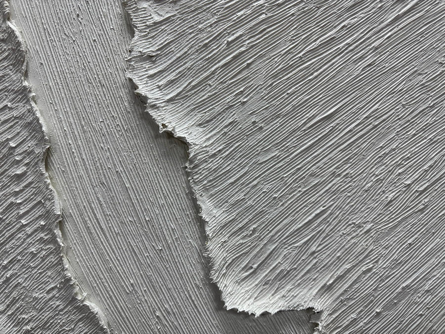 Yotree Modern Abstract Textured Wall Art, White Sand Beach Waves, 24x36 inches, Wooden Frame Ready to Hang (White waves)