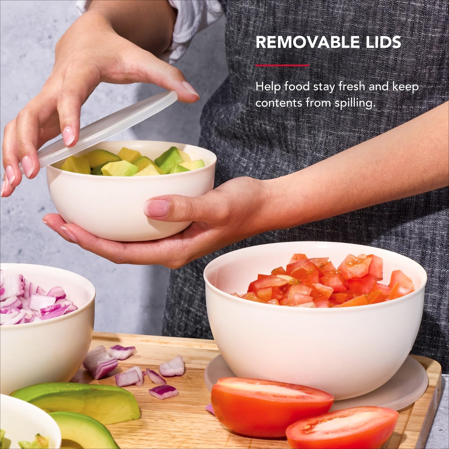 KitchenAid Prep Bowls with Lids